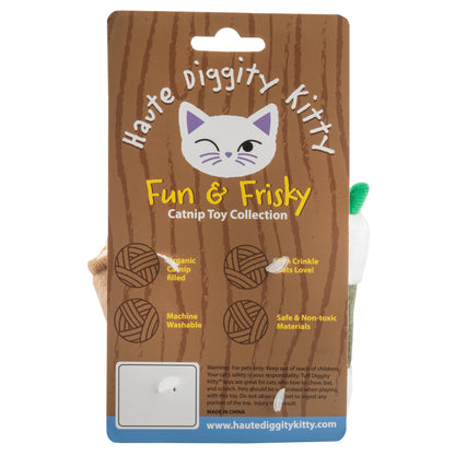 Haute Diggity Dog - Meowbucks (2 coffee cups) Organic Catnip Toys