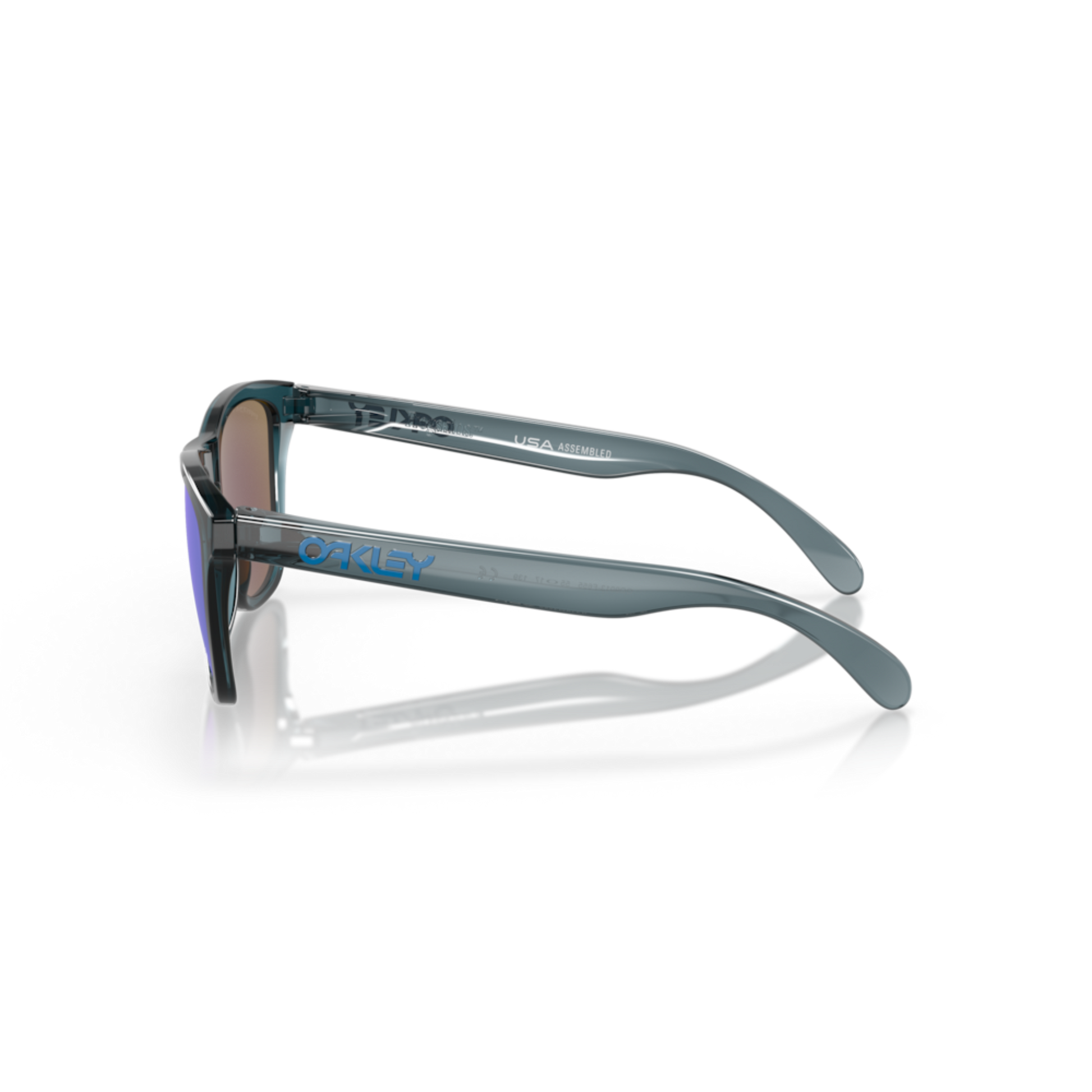 OAKLEY - FROGSKINS | Crystal Black w/ Prizm Sapphire Polarized