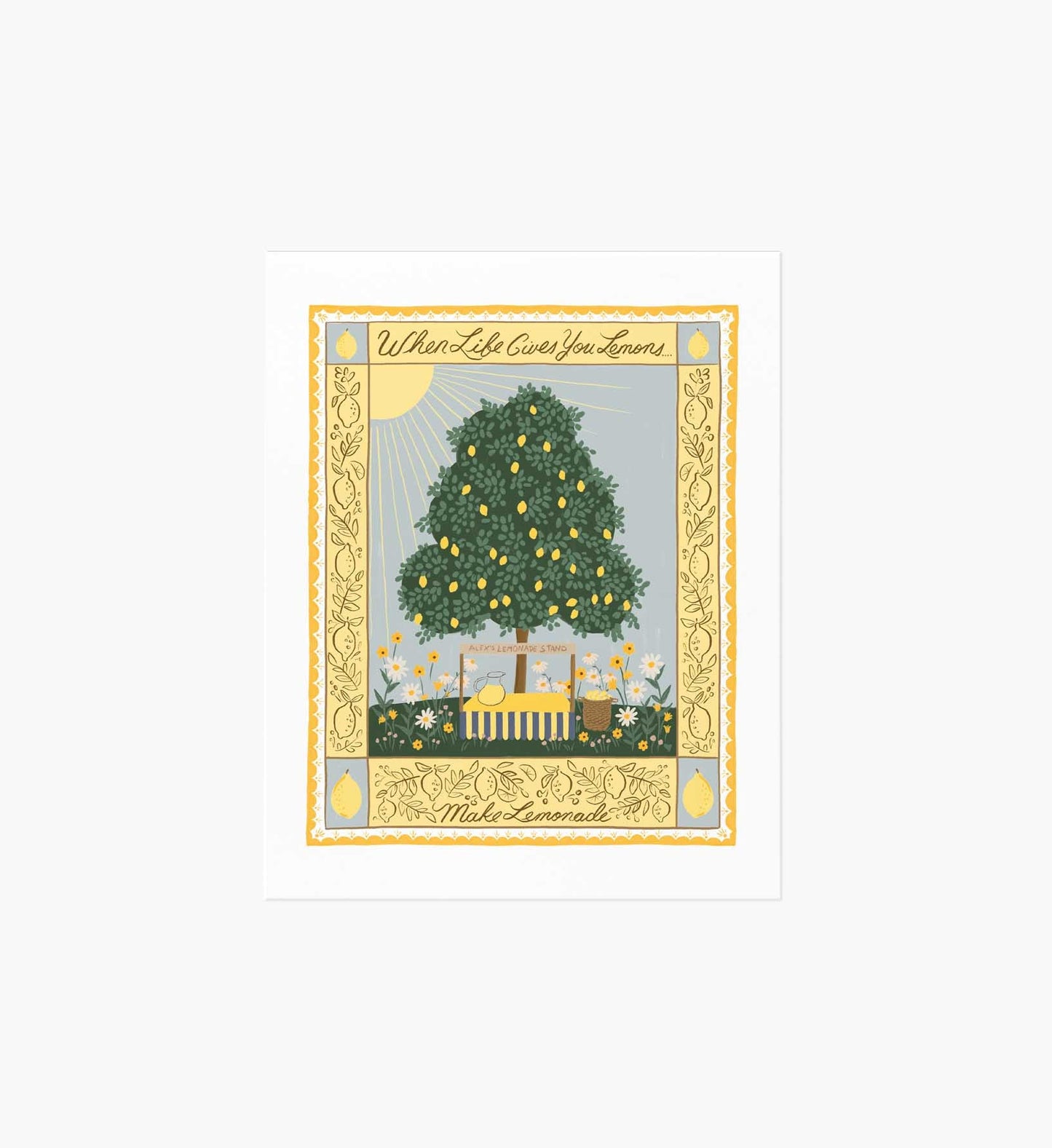 Lemonade Stand Art Print