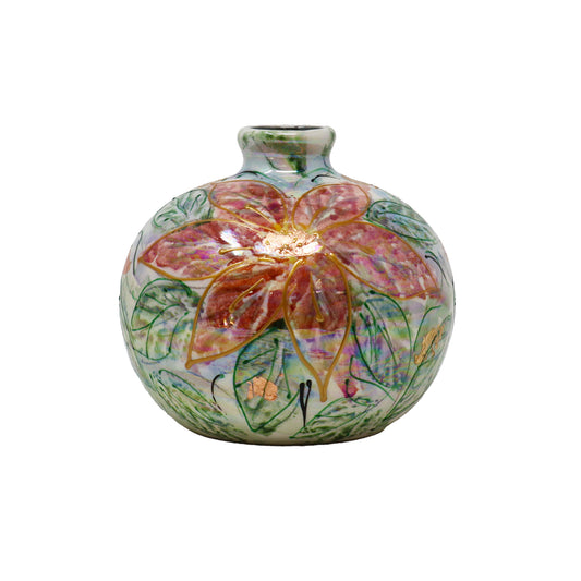 Anita Harris Small Poinsettia Vase