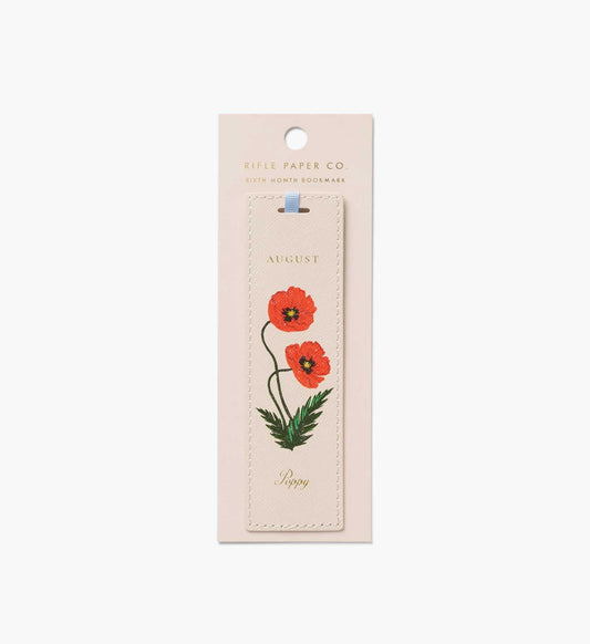 Birth Month Bookmark - August