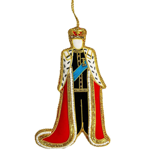Beaded King Ornament