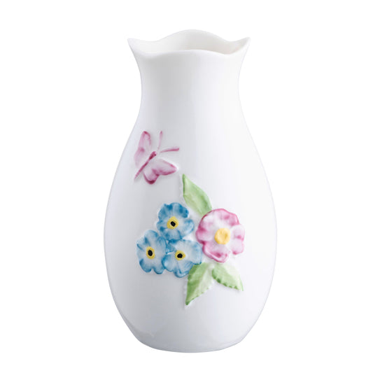 Belleek Forget Me Not Mini Vase