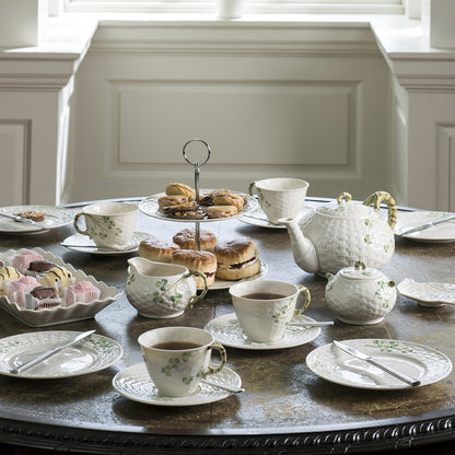 Belleek Shamrock Tableware Starter/Dessert  plate