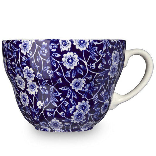 Burleigh Blue Calico Breakfast Cup 420ml/ 3/4pt