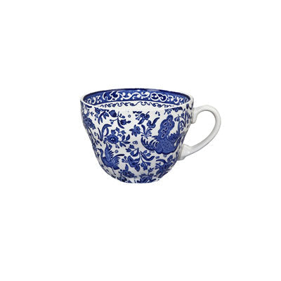 Burleigh Blue Regal Peacock Breakfast Cup 420ml/3/4pt