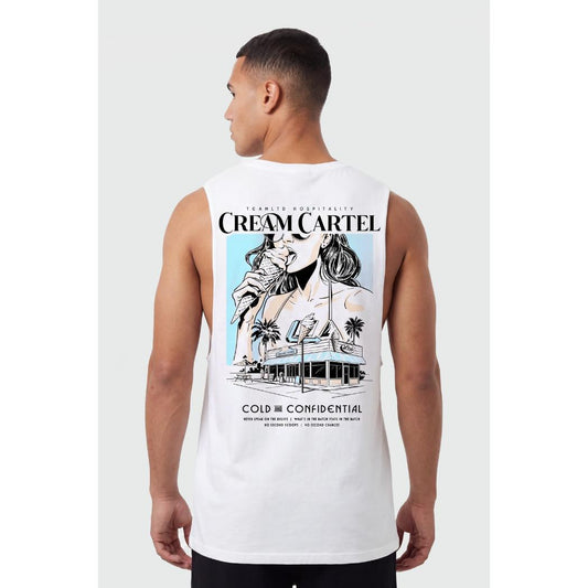 TEAMLTD - CREAM CARTEL AUSSIE TANK | White