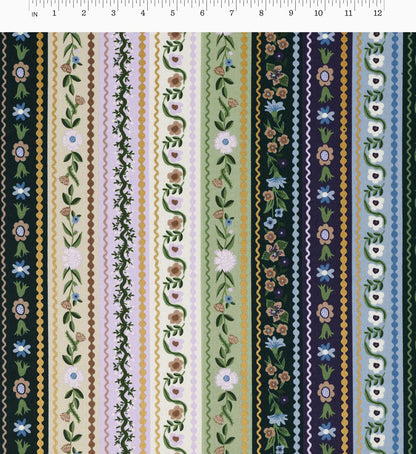 Gemma Canvas Metallic Fabric - Cool
