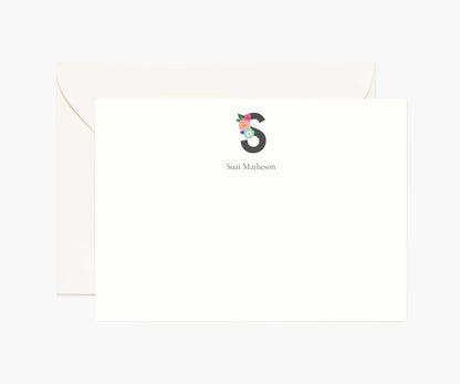 Monogram Personalized Stationery - S