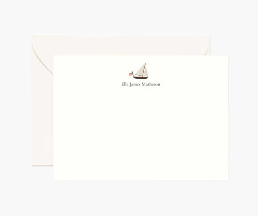 Activities Personalized Stationery  - Sailboat