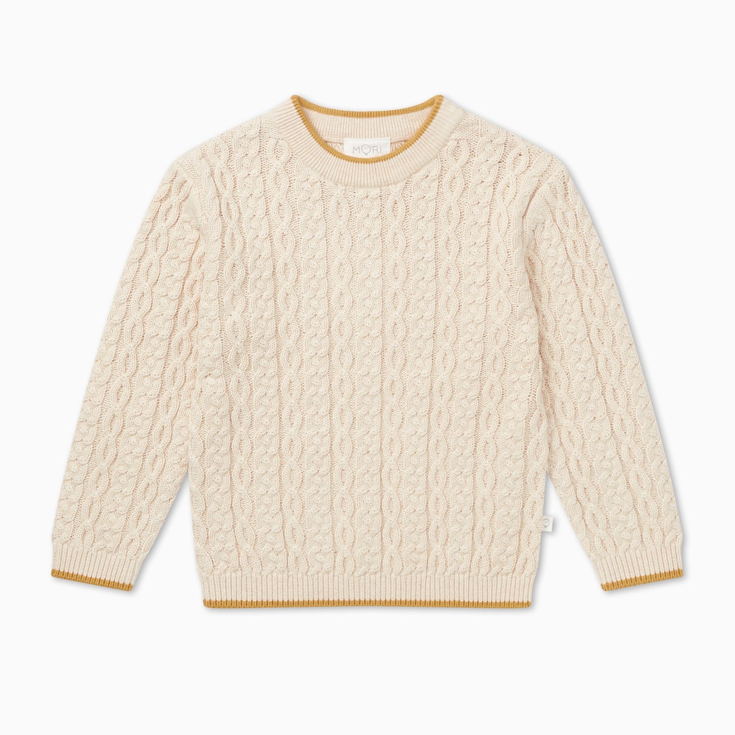 Cable Knit Tipped Jumper