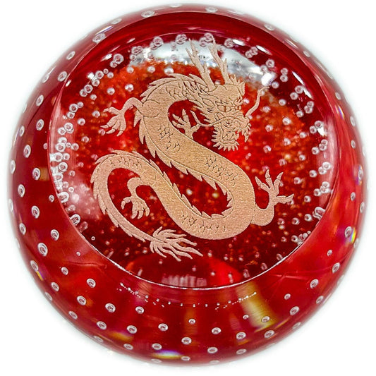 Caithness Year of the Dragon Paperweight