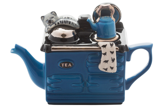 Ceramic Inspirations Mid Blue Aga One Cup Teapot