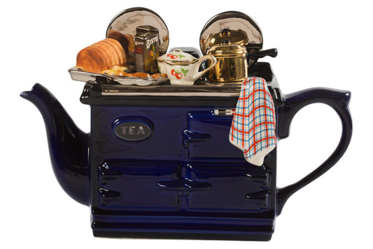 Ceramic Inspirations Sunday Lunch Aga Blue Large Teapot