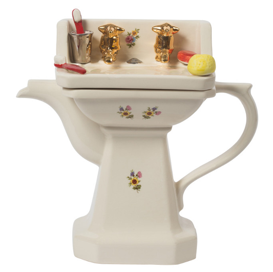 Ceramic Inspirations Wash Basin Large Teapot