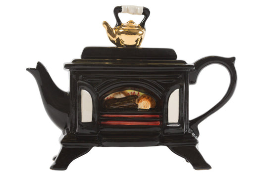 Ceramic Inspirations Woodburner Black One Cup Teapot