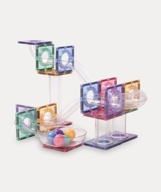 Cleverclizz Ball Run Creative Pack Pastel 70 Pieces