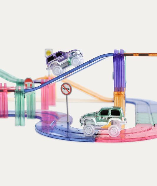 Cleverclixx Large Race Track Pastel 80 Pieces