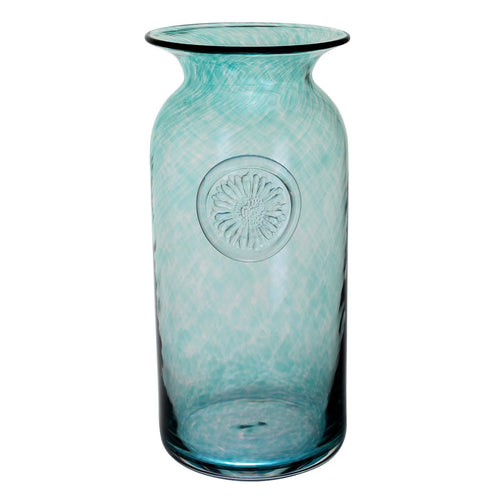 Dartington Flower Jar Tall - Ocean