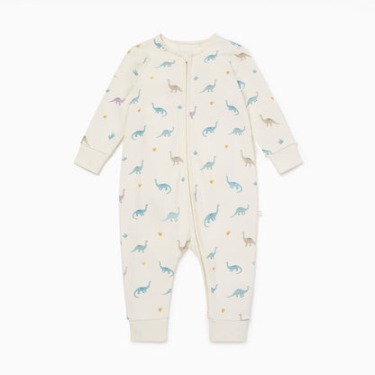 Dino Print Clever Zip Sleepsuit