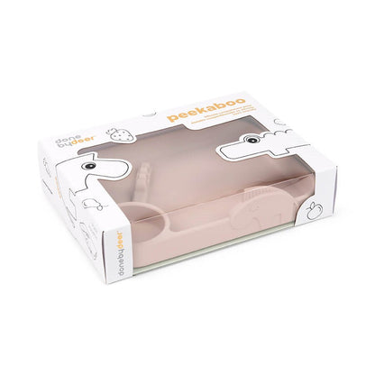 Done by Deer Silicone Peekaboo Compartment Plate