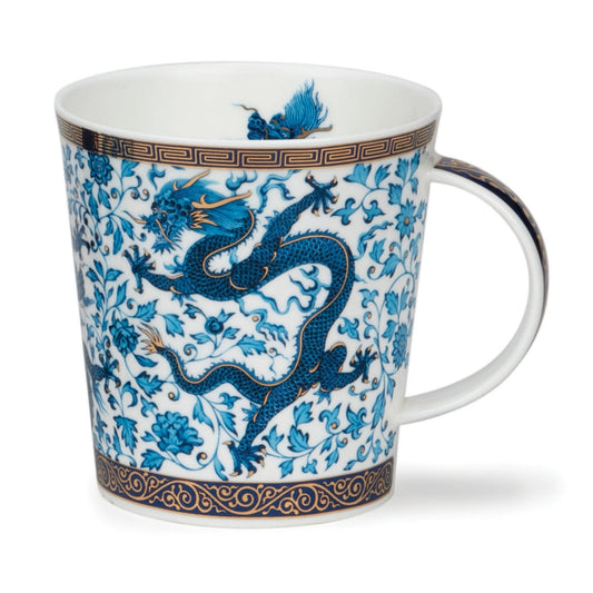 Dunoon Cairngorm Blue Ming Dragon Mug