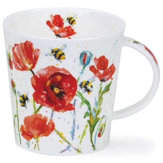 Dunoon Cairngorm Busy Bees Poppy Mug