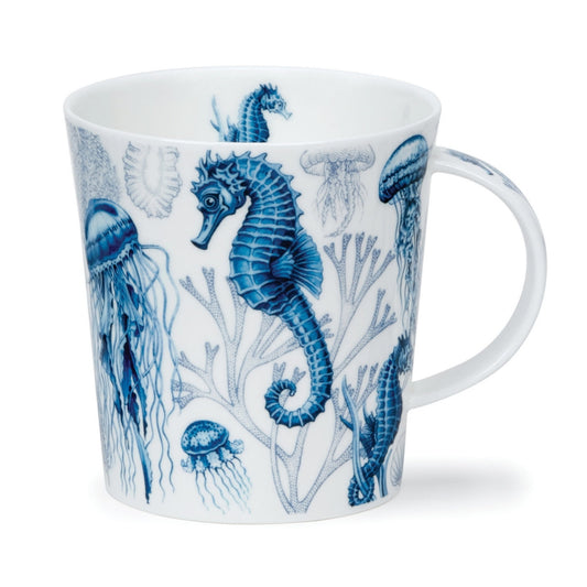 Dunoon Lomond Blue Ocean Seahorse Mug