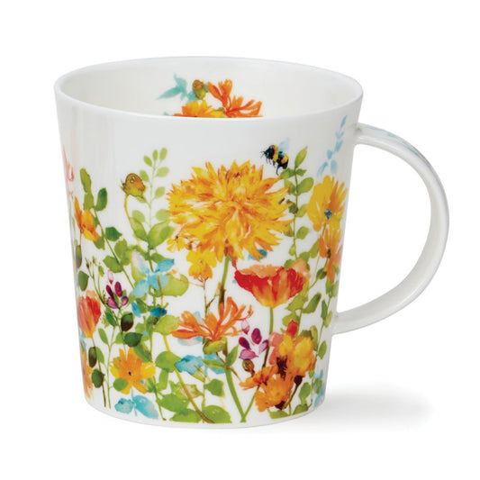 Dunoon Lomond Floral Haze Yellow Mug
