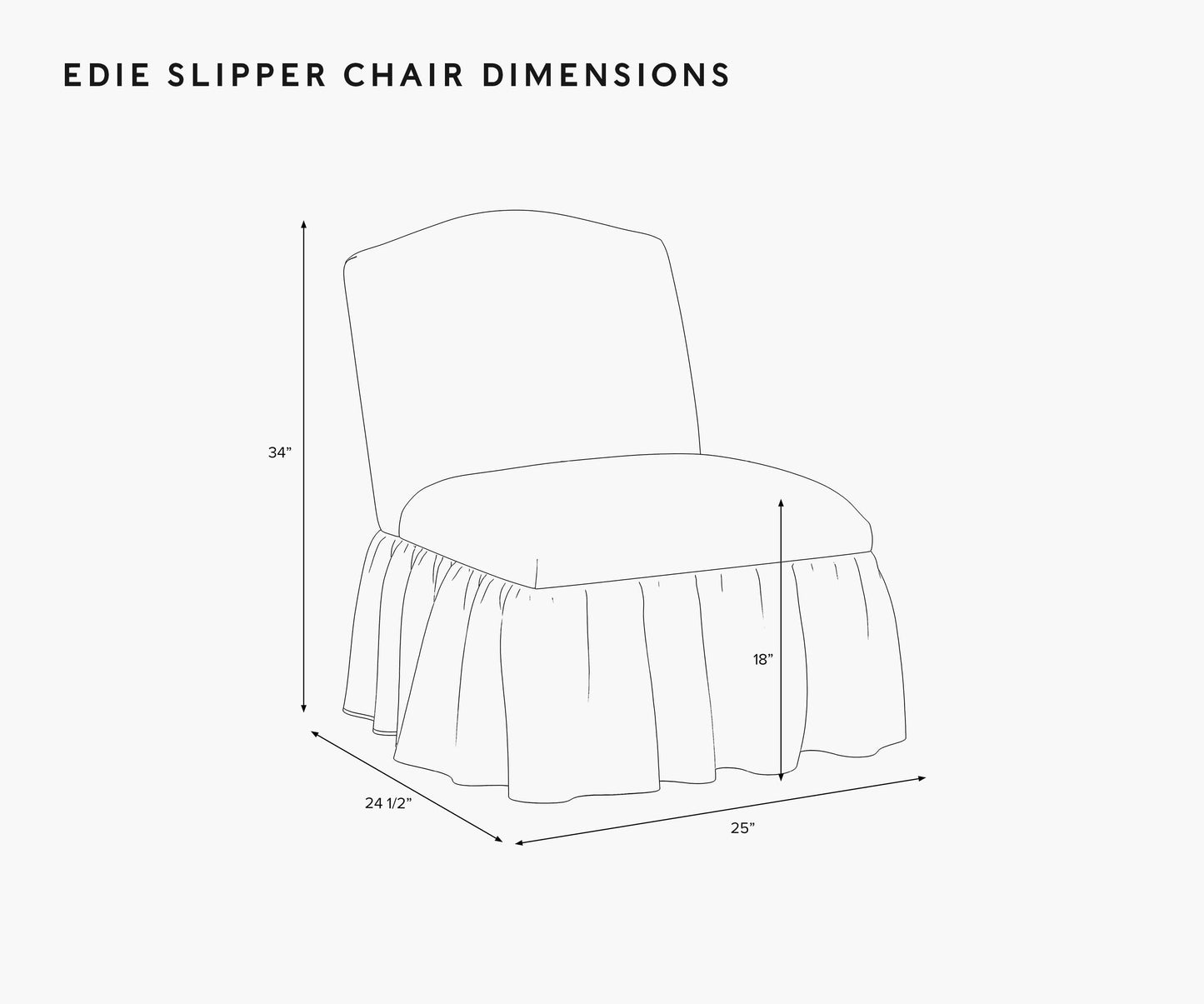 Edie Slipper Chair - Bramble
