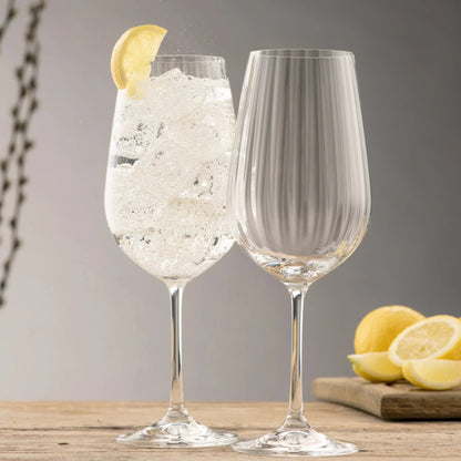 Galway Crystal Erne Spritz Glass Pair