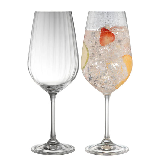 Galway Crystal Erne Spritz Glass Pair