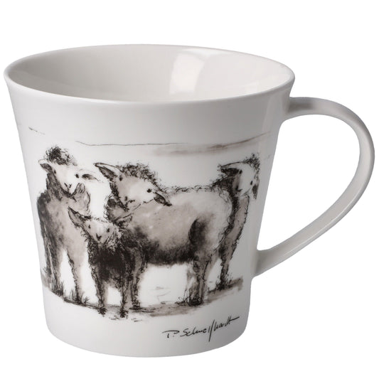 Goebel Curious flock Sheep Mug