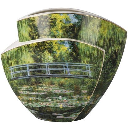 Goebel Japanese Bridge Vase Claude Monet 20 cm