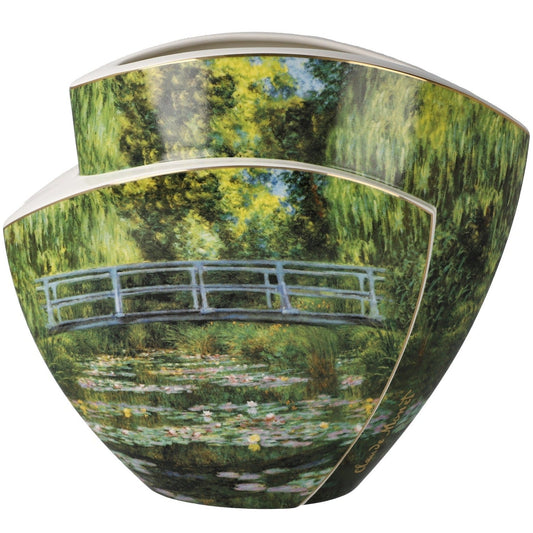 Goebel Japanese Bridge Vase Claude Monet 20 cm