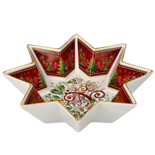 Goebel Palais Royal Small Stellar Christmas Bowl
