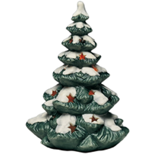 Goebel Snow Covered Illuminated Tree Medium 18cm