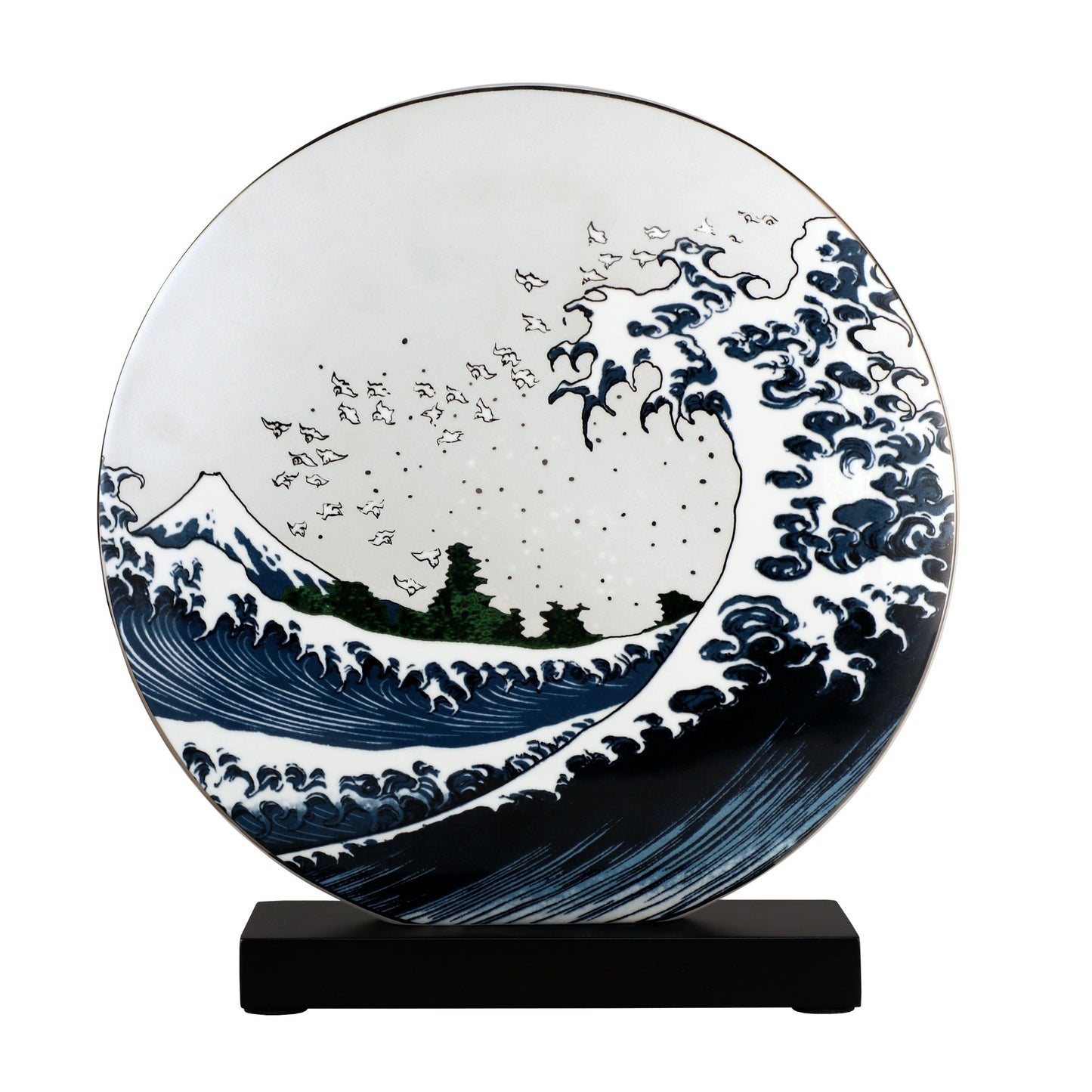 Goebel The Great Wave Vase 33.5cm