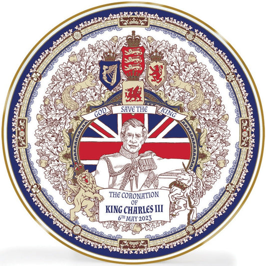 Goviers Exclusive King Charles III Coronation Plate