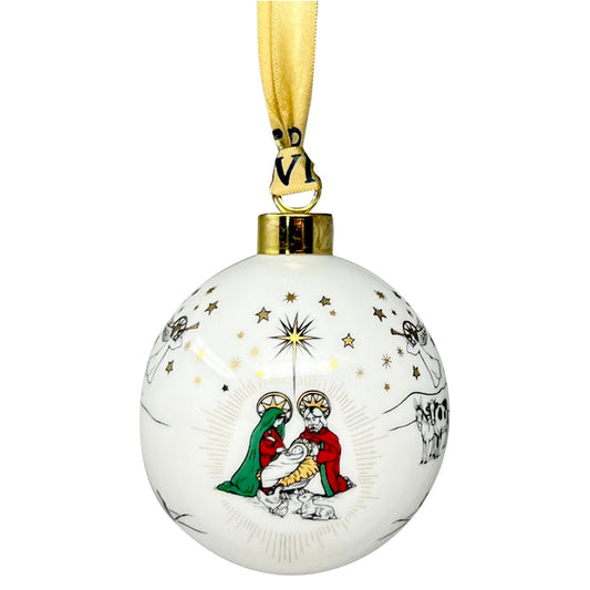 Goviers Nativity Christmas Bauble