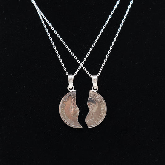 Goviers Split Sixpence Pair 1970