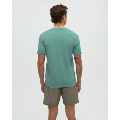 TENTREE - BAKER TEE | Turquoise Sky Heather