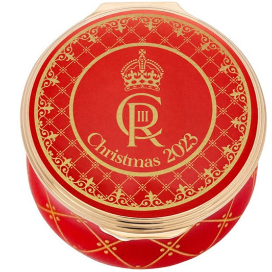 Halcyon Days 2023 Annual Christmas Enamel Box