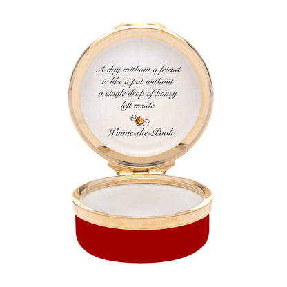 Halcyon Days Winnie-the-Pooh "Without My Honey" Enamel Box