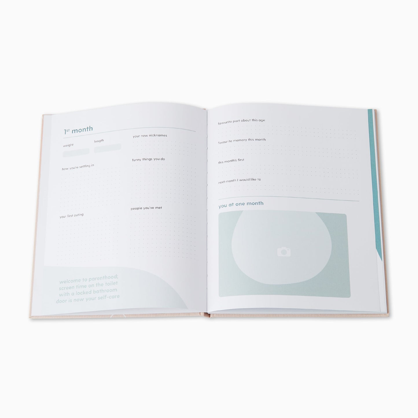 Hello Baby Book - Mint