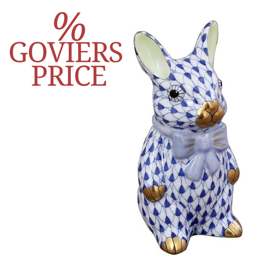 Herend Bunny with Bow-tie VHFB - 1 IN STOCK NOW