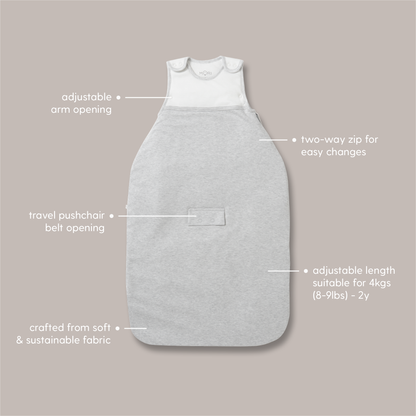 Bear Print Clever Year Round Sleeping Bag 1.5 TOG