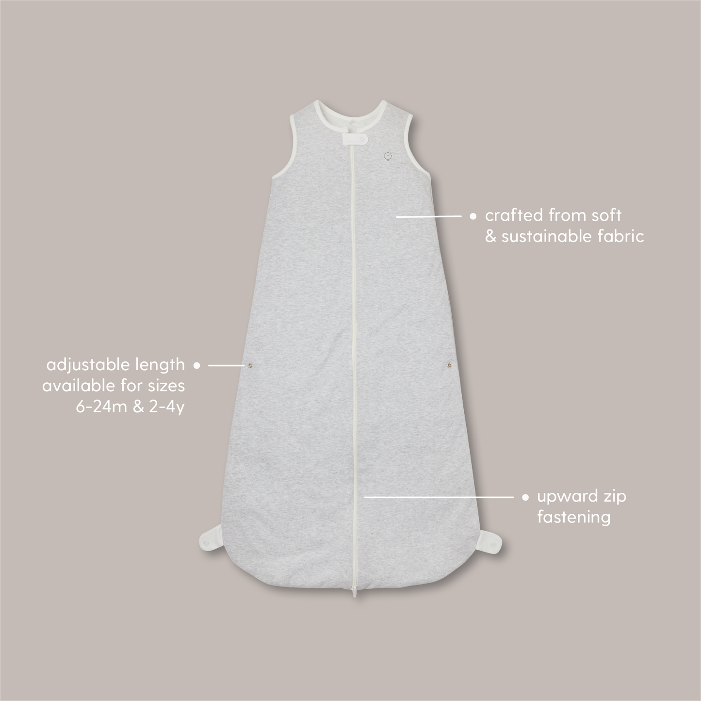 Front Opening Sleeping Bag 1.5 TOG - Blue Stripe