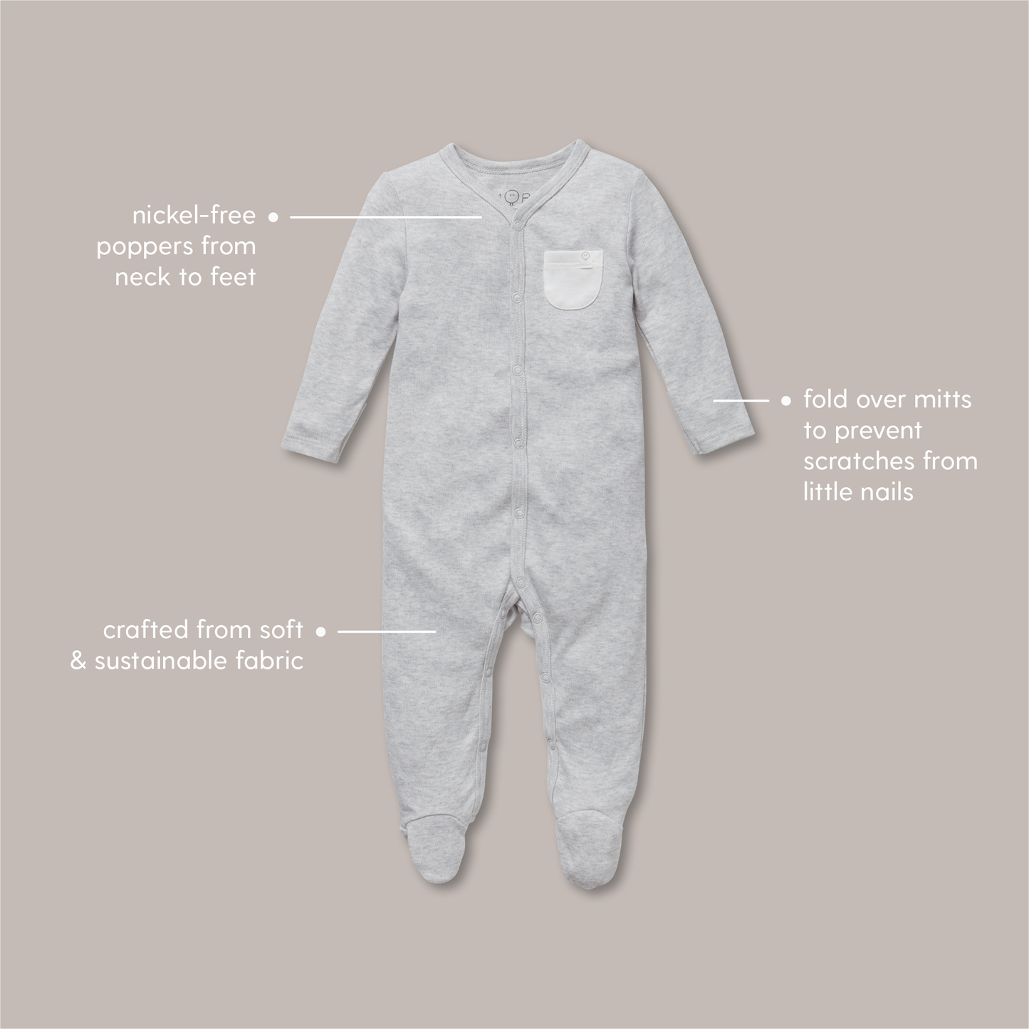 Front Opening Sleepsuit