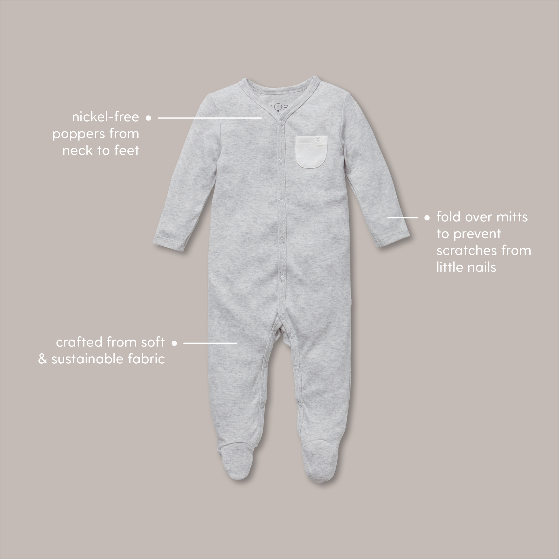 Front Opening Sleepsuit